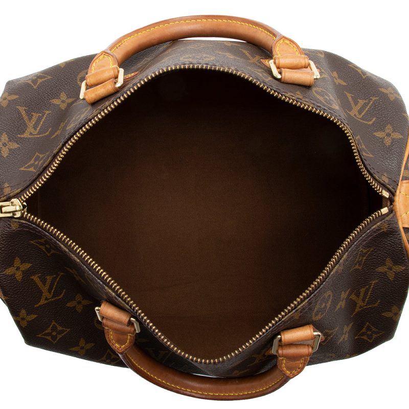 Louis Vuitton Vintage Monogram Canvas Speedy 30 Satchel (16685) - Image 7