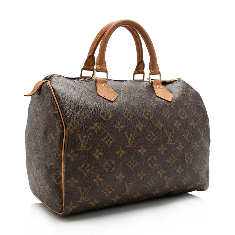 Louis Vuitton Vintage Monogram Canvas Speedy 30 Satchel (16685) - Image 2