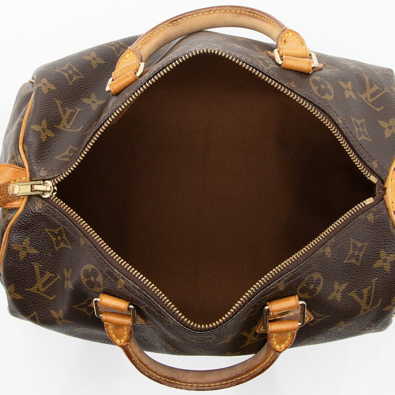 Louis Vuitton Vintage Monogram Canvas Speedy 30 Satchel - FINAL SALE (18381) - Image 7