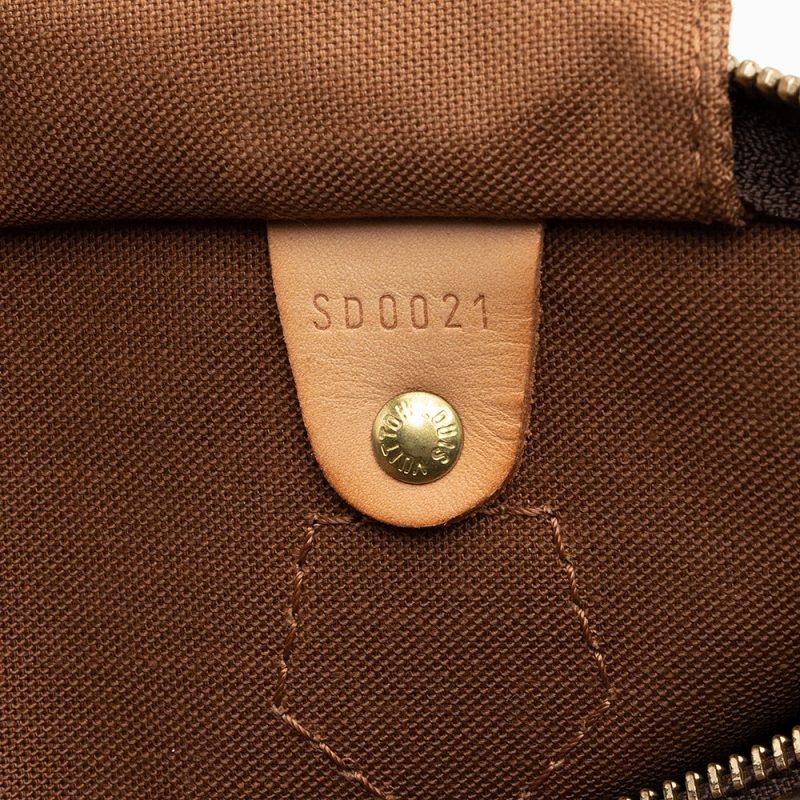 Louis Vuitton Vintage Monogram Canvas Speedy 30 Satchel (18386) - Image 6
