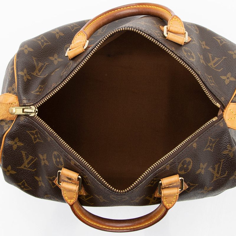Louis Vuitton Vintage Monogram Canvas Speedy 30 Satchel (18386) - Image 7