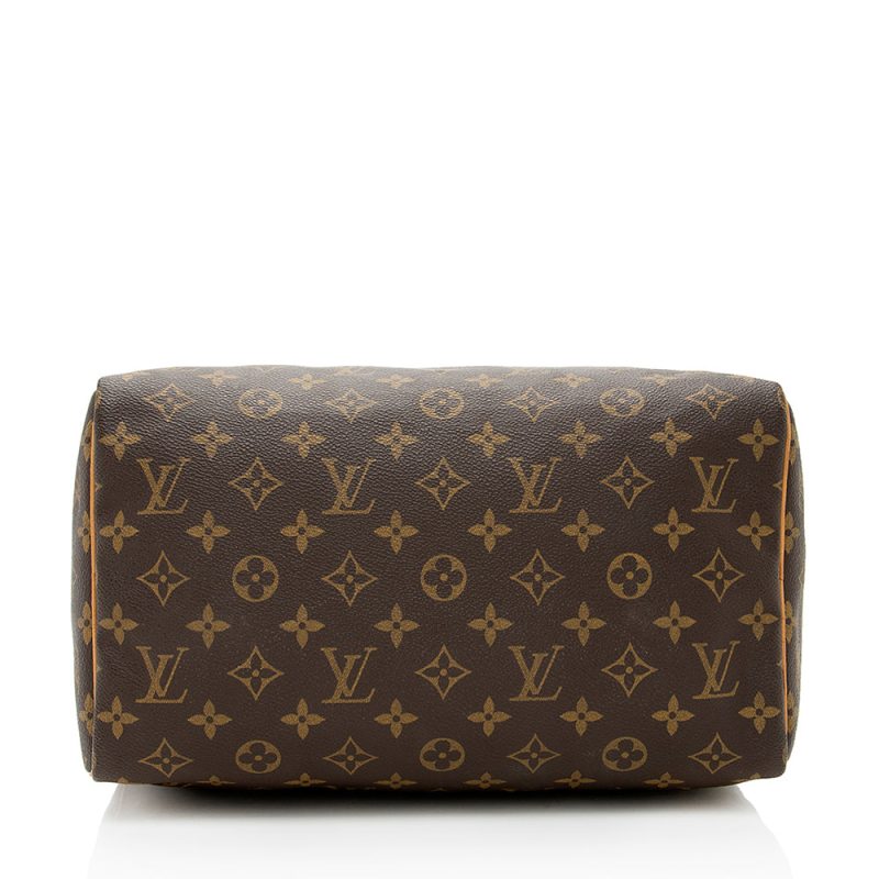 Louis Vuitton Vintage Monogram Canvas Speedy 30 Satchel (18582) - Image 4