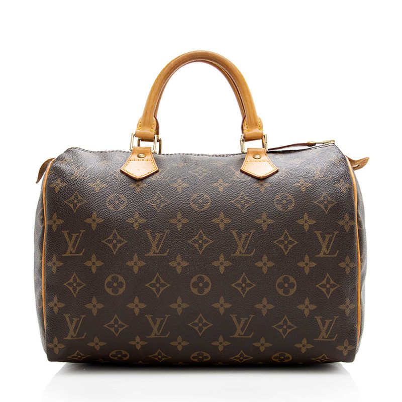 Louis Vuitton Vintage Monogram Canvas Speedy 30 Satchel - FINAL SALE (18796)
