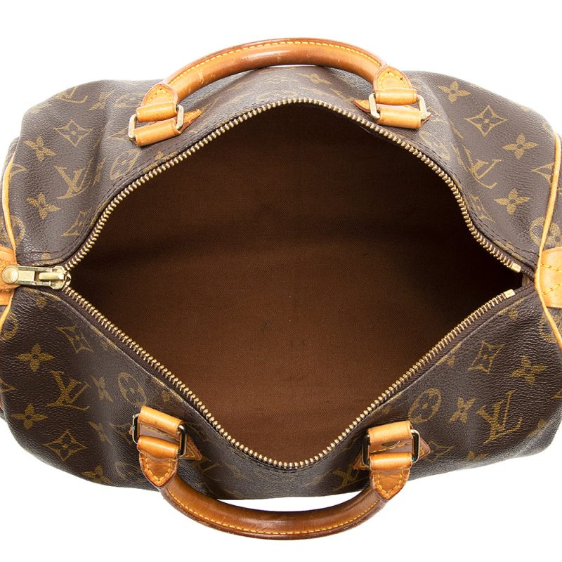 Louis Vuitton Vintage Monogram Canvas Speedy 30 Satchel - FINAL SALE (20332) - Image 7