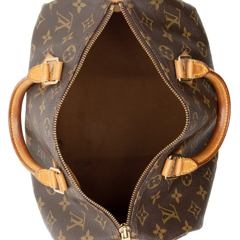 Louis Vuitton Vintage Monogram Canvas Speedy 30 Satchel (22320) - Image 7
