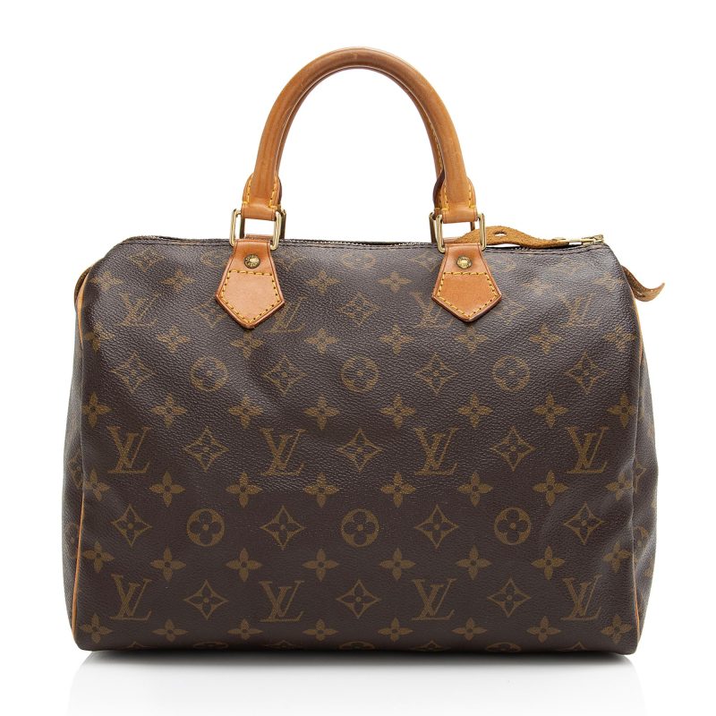 Louis Vuitton Vintage Monogram Canvas Speedy 30 Satchel (XzGN1T)