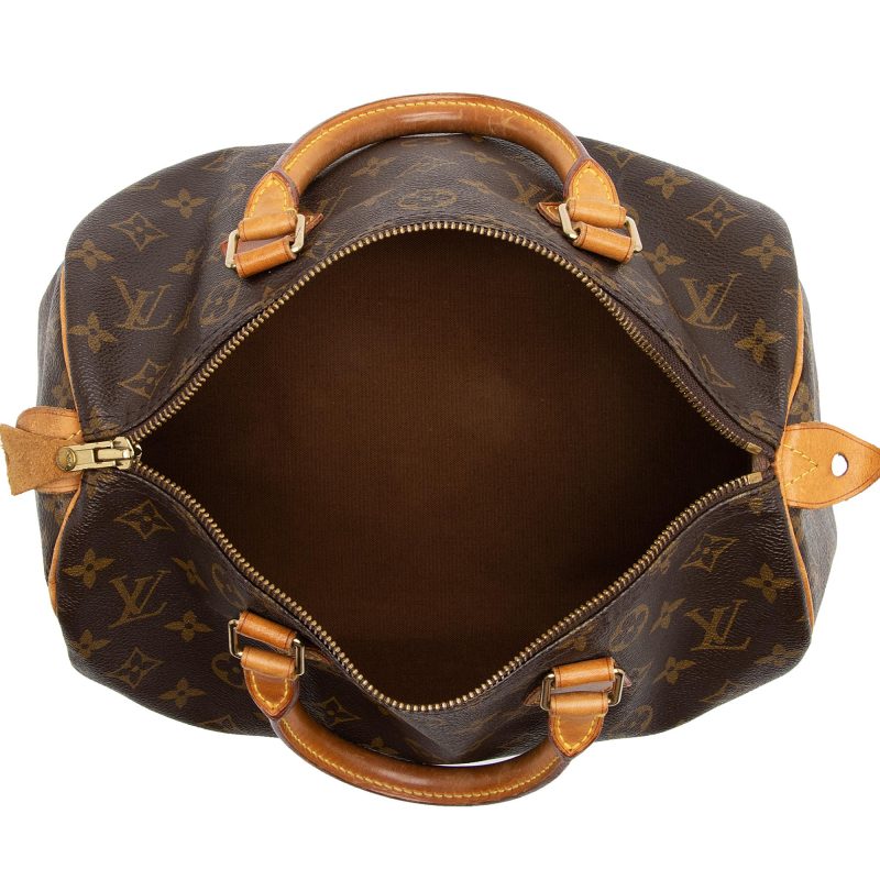 Louis Vuitton Vintage Monogram Canvas Speedy 30 Satchel (XzGN1T) - Image 7