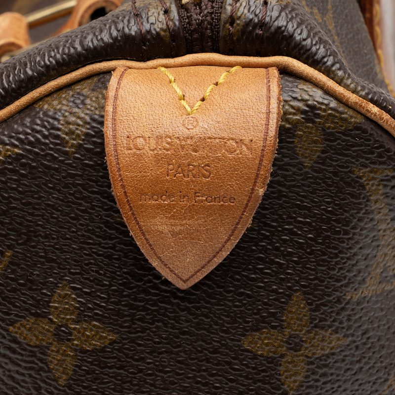 Louis Vuitton Vintage Monogram Canvas Speedy 30 Satchel (Nnx6Aj) - Image 8