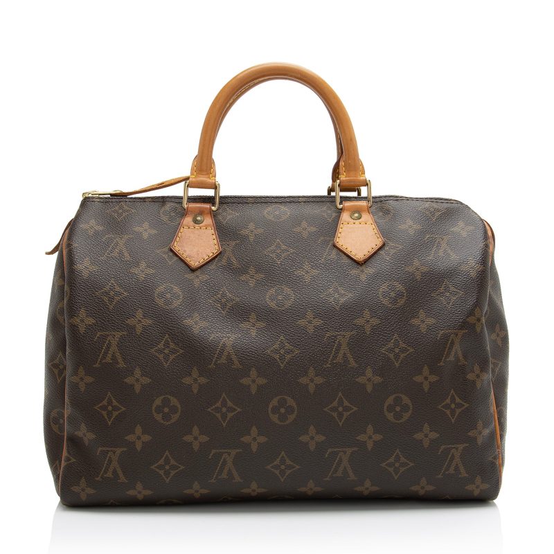 Louis Vuitton Vintage Monogram Canvas Speedy 30 Satchel (JYOyfJ) - Image 3