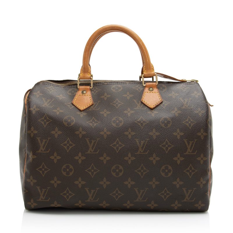 Louis Vuitton Vintage Monogram Canvas Speedy 30 Satchel (JYOyfJ)