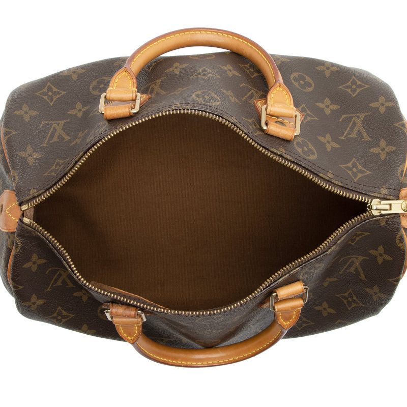 Louis Vuitton Vintage Monogram Canvas Speedy 30 Satchel (JYOyfJ) - Image 7