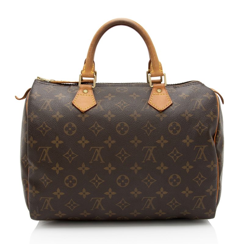 Louis Vuitton Vintage Monogram Canvas Speedy 30 Satchel (S4oifV) - Image 3