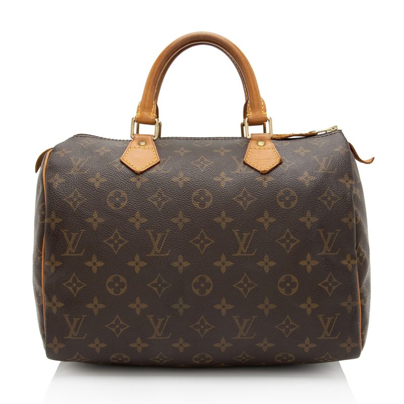 Louis Vuitton Vintage Monogram Canvas Speedy 30 Satchel (S4oifV)