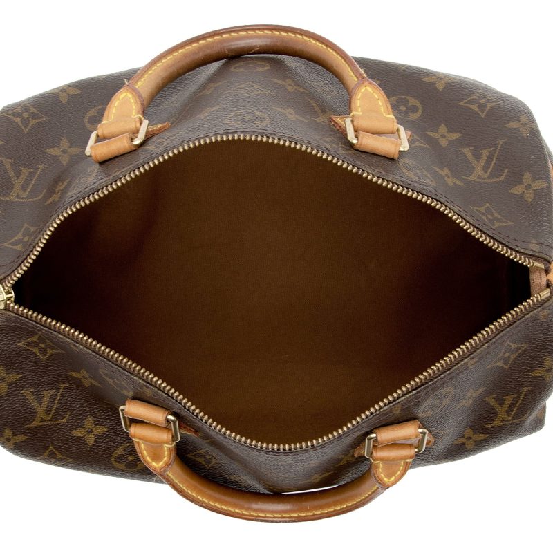 Louis Vuitton Vintage Monogram Canvas Speedy 30 Satchel (S4oifV) - Image 7