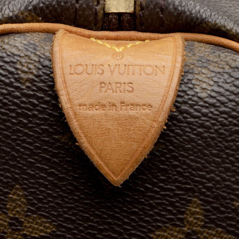 Louis Vuitton Vintage Monogram Canvas Speedy 30 Satchel (S4oifV) - Image 8