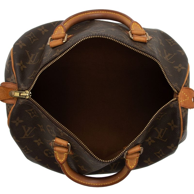 Louis Vuitton Vintage Monogram Canvas Speedy 30 Satchel (nThtxr) - Image 7