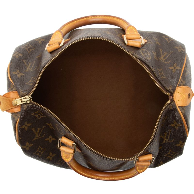 Louis Vuitton Vintage Monogram Canvas Speedy 30 Satchel (Lkta84) - Image 7
