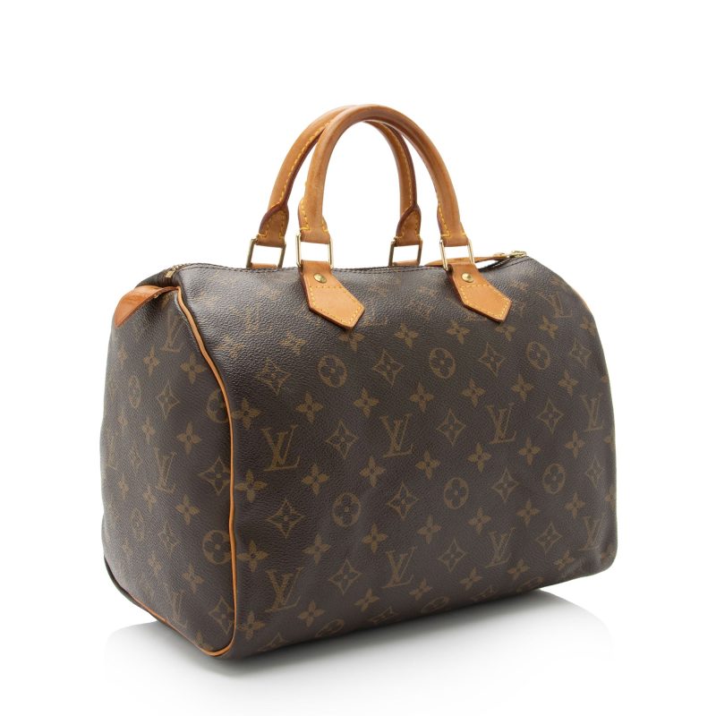 Louis Vuitton Vintage Monogram Canvas Speedy 30 Satchel (Lkta84) - Image 2