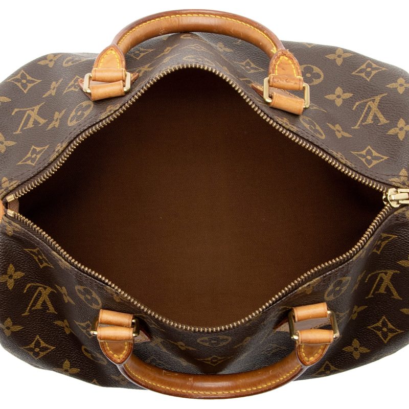 Louis Vuitton Vintage Monogram Canvas Speedy 30 Satchel (3F2a97) - Image 7
