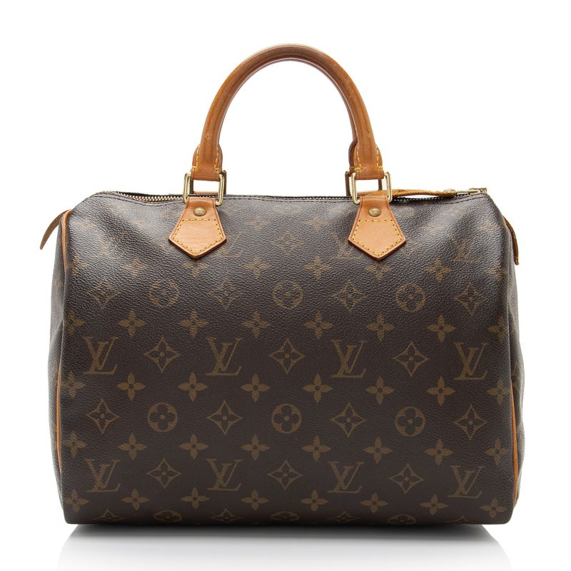 Louis Vuitton Vintage Monogram Canvas Speedy 30 Satchel (Owe8gC)