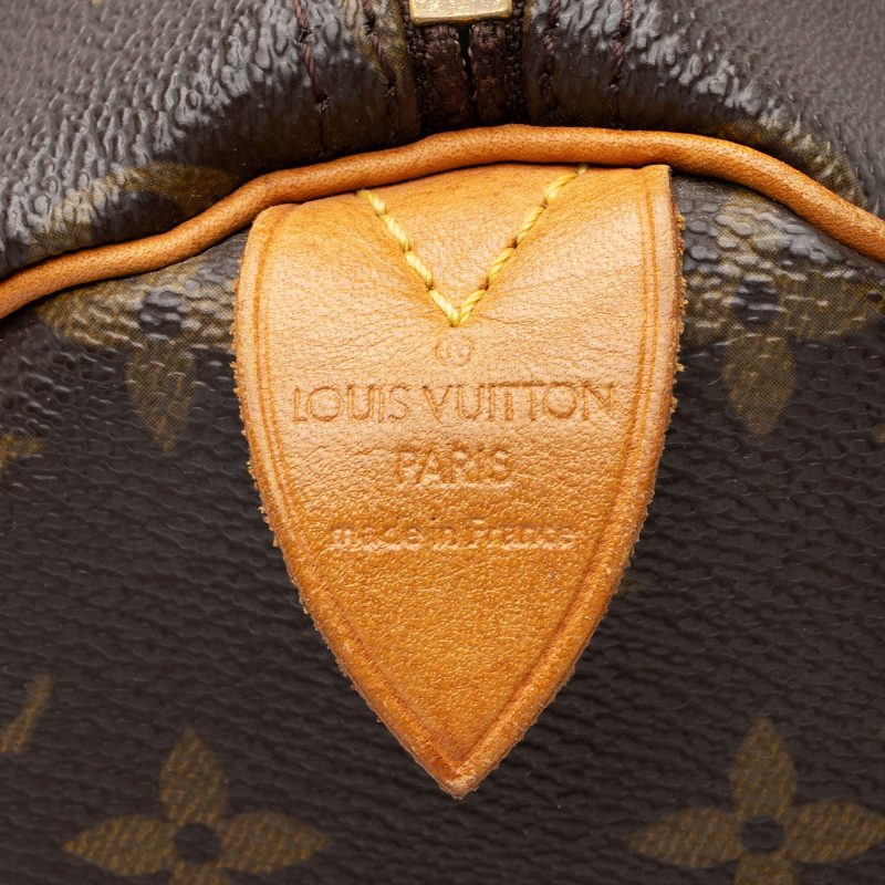 Louis Vuitton Vintage Monogram Canvas Speedy 30 Satchel (Owe8gC) - Image 8