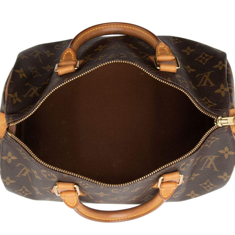 Louis Vuitton Vintage Monogram Canvas Speedy 30 Satchel (nvsklM) - Image 7