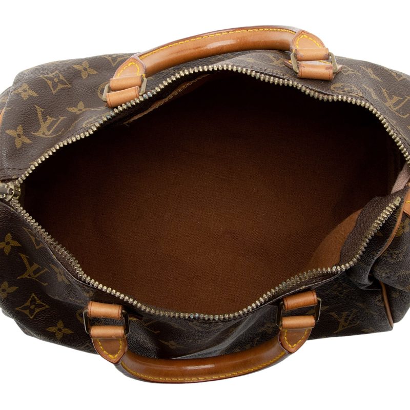 Louis Vuitton Vintage Monogram Canvas Speedy 30 Satchel (qPZpG7) - Image 7