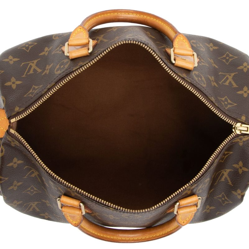Louis Vuitton Vintage Monogram Canvas Speedy 30 Satchel (Vrb4VS) - Image 7