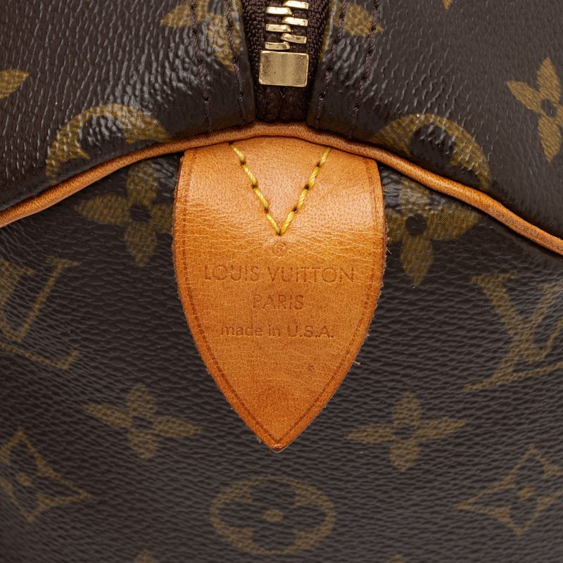 Louis Vuitton Vintage Monogram Canvas Speedy 30 Satchel (Vrb4VS) - Image 8