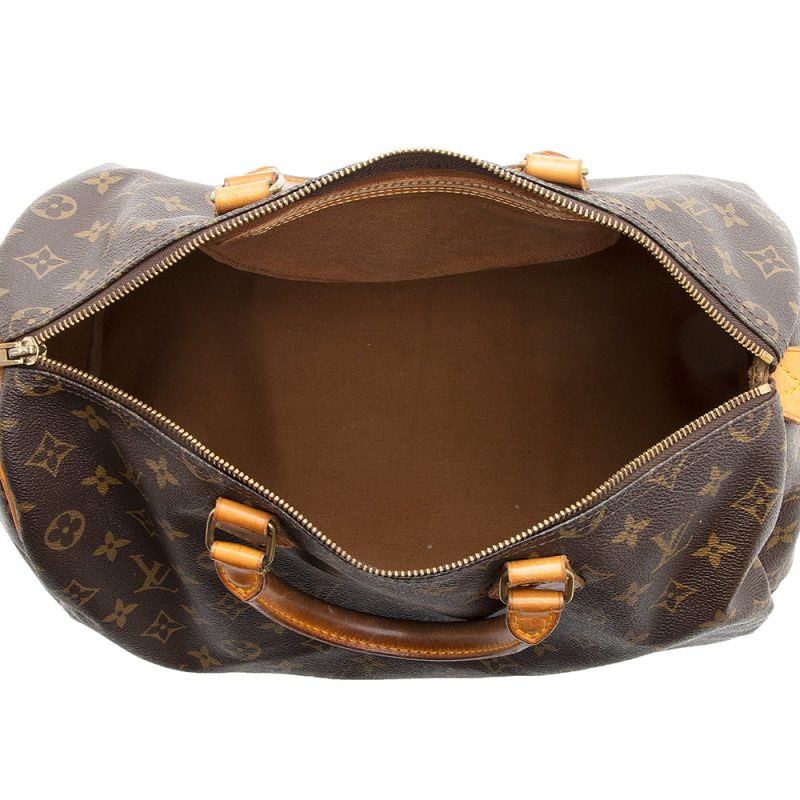 Louis Vuitton Vintage Monogram Canvas Speedy 35 Satchel - FINAL SALE (19637) - Image 7