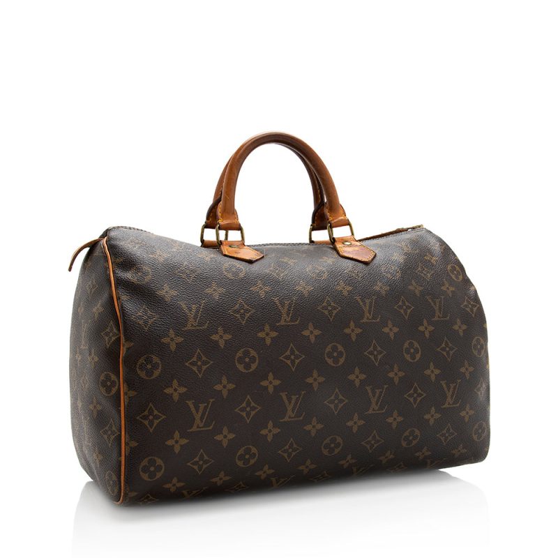 Louis Vuitton Vintage Monogram Canvas Speedy 35 Satchel - FINAL SALE (19637) - Image 2