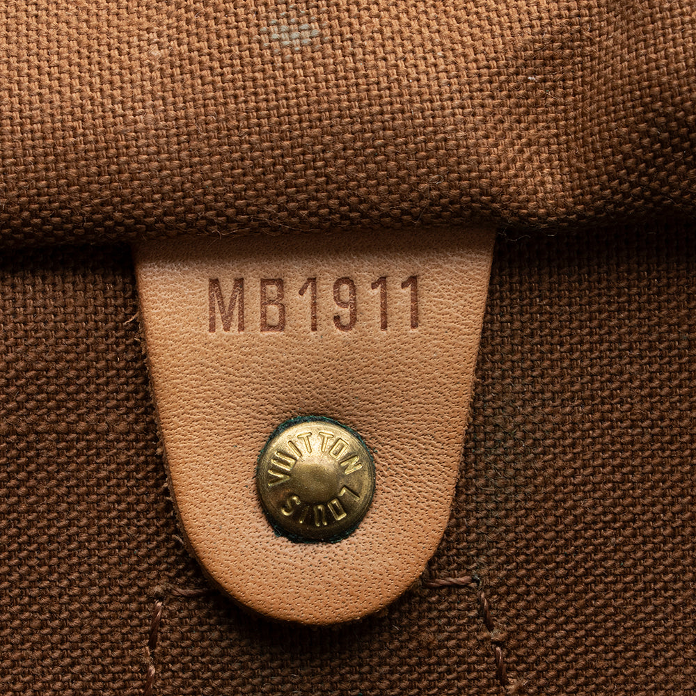 Louis Vuitton Vintage Monogram Canvas Speedy 35 Satchel (15240) - Image 6