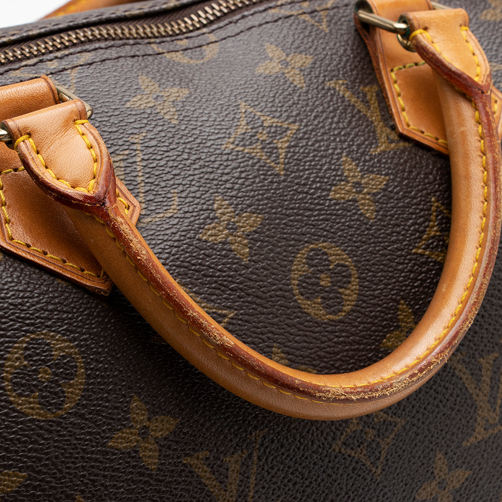 Louis Vuitton Vintage Monogram Canvas Speedy 35 Satchel (15240) - Image 10