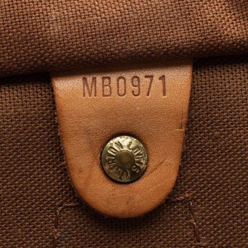 Louis Vuitton Vintage Monogram Canvas Speedy 35 Satchel (14899) - Image 6