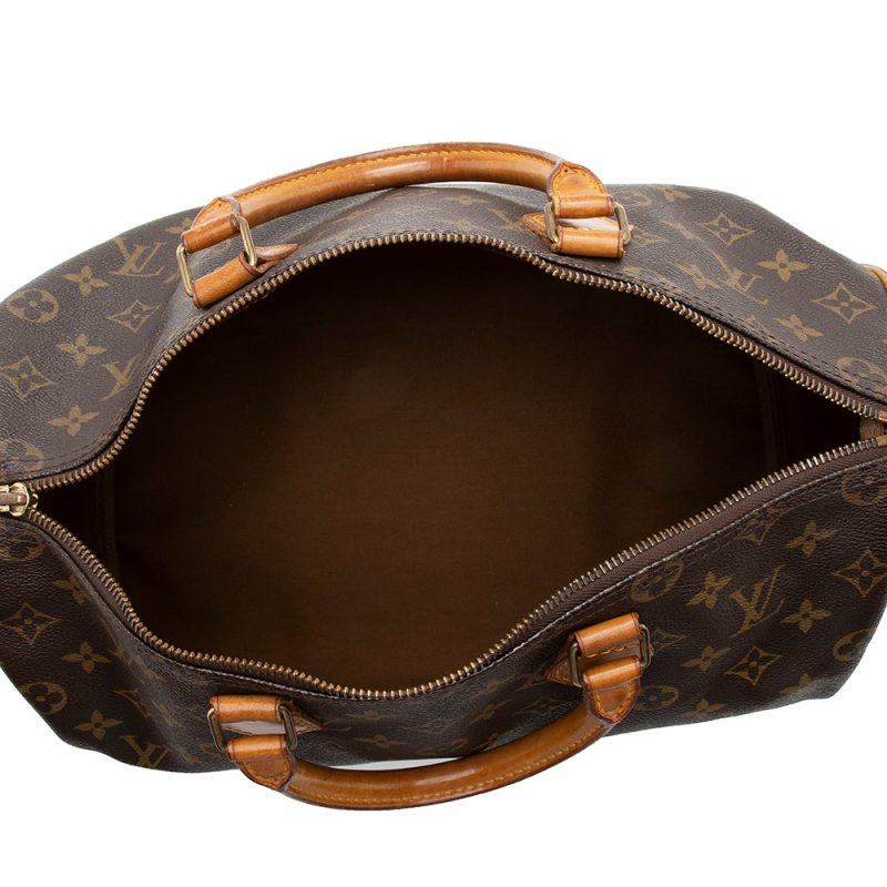 Louis Vuitton Vintage Monogram Canvas Speedy 35 Satchel (14899) - Image 7