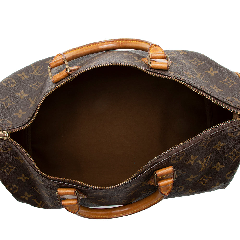 Louis Vuitton Vintage Monogram Canvas Speedy 35 Satchel (14899) - Image 7
