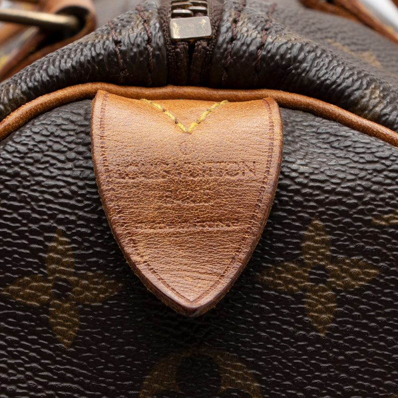 Louis Vuitton Vintage Monogram Canvas Speedy 35 Satchel (14899) - Image 8