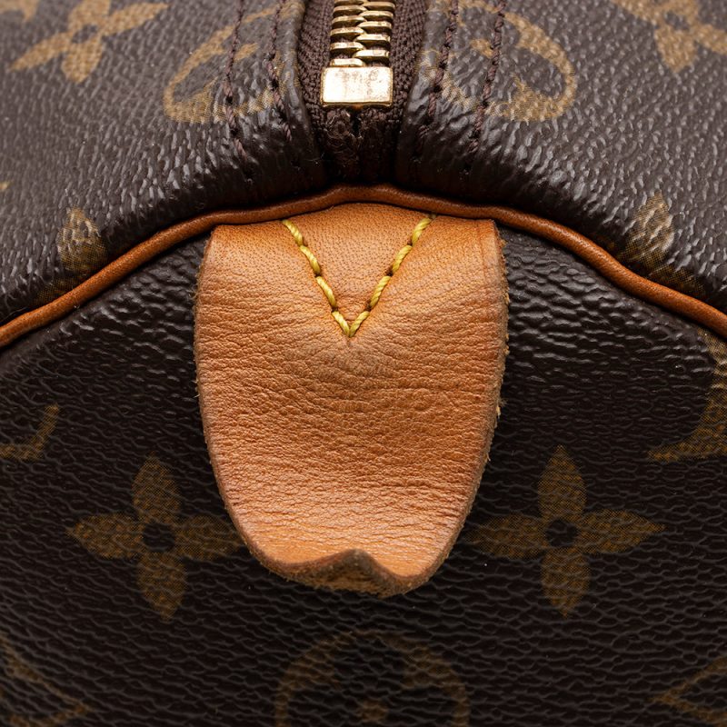 Louis Vuitton Vintage Monogram Canvas Speedy 35 Satchel (15685) - Image 8