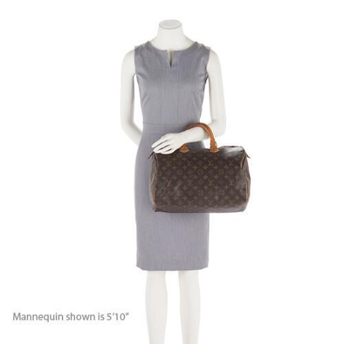 Louis Vuitton Vintage Monogram Canvas Speedy 35 Satchel (15685) - Image 5