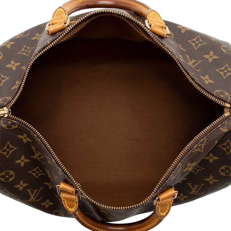 Louis Vuitton Vintage Monogram Canvas Speedy 35 Satchel (15810) - Image 7