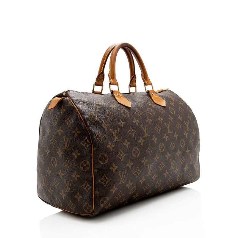 Louis Vuitton Vintage Monogram Canvas Speedy 35 Satchel (15810) - Image 2