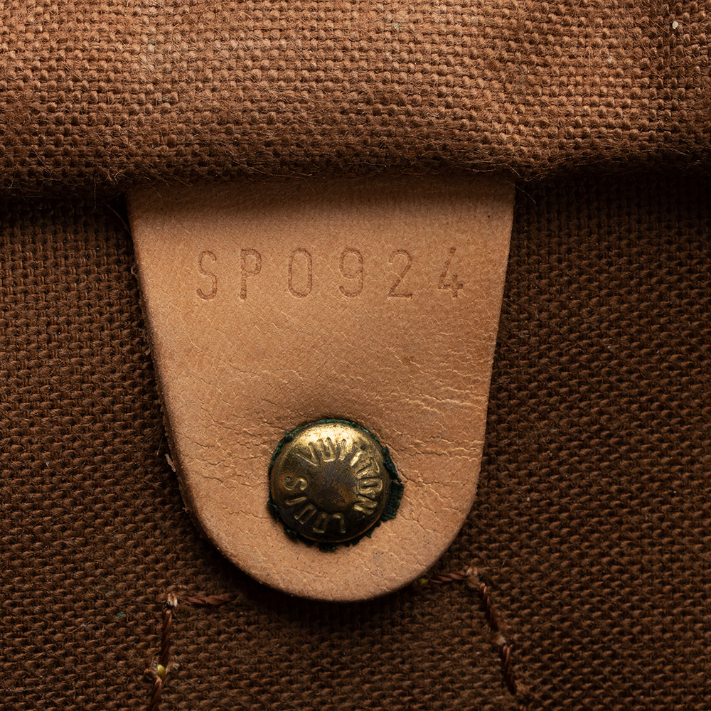 Louis Vuitton Vintage Monogram Canvas Speedy 35 Satchel (16148) - Image 6