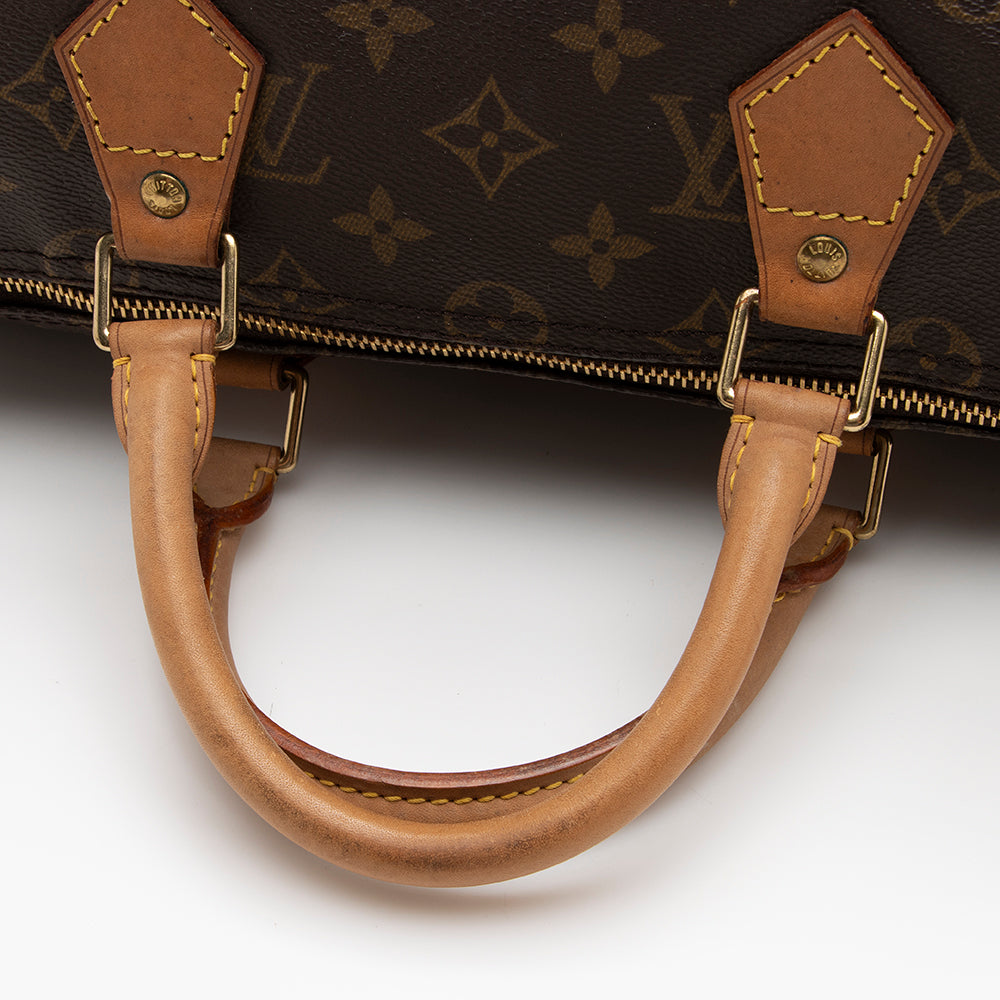 Louis Vuitton Vintage Monogram Canvas Speedy 35 Satchel (16148) - Image 10