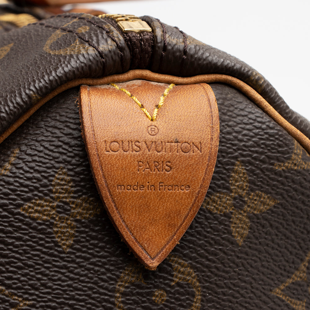 Louis Vuitton Vintage Monogram Canvas Speedy 35 Satchel (16148) - Image 8