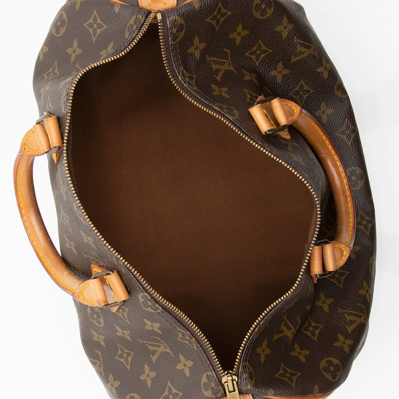 Louis Vuitton Vintage Monogram Canvas Speedy 35 Satchel (18360) - Image 7