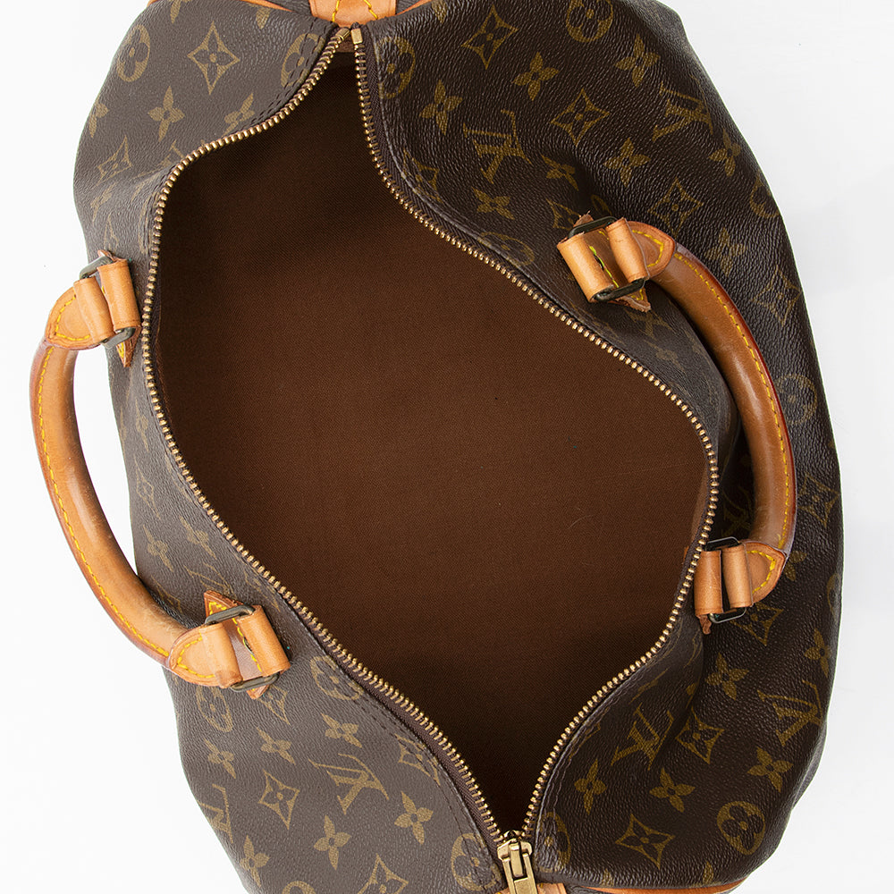 Louis Vuitton Vintage Monogram Canvas Speedy 35 Satchel (18360) - Image 7