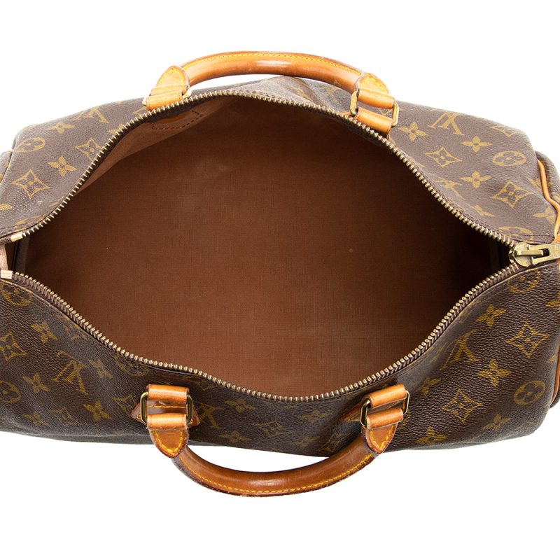 Louis Vuitton Vintage Monogram Canvas Speedy 35 Satchel (18502) - Image 7