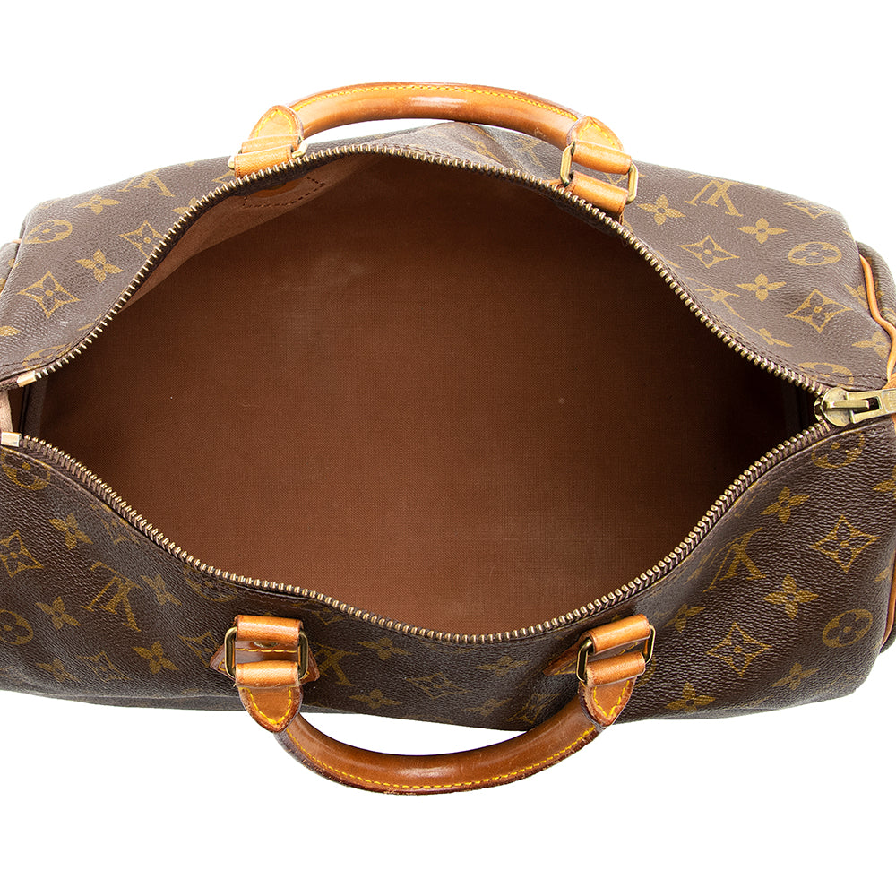 Louis Vuitton Vintage Monogram Canvas Speedy 35 Satchel (18502) - Image 7