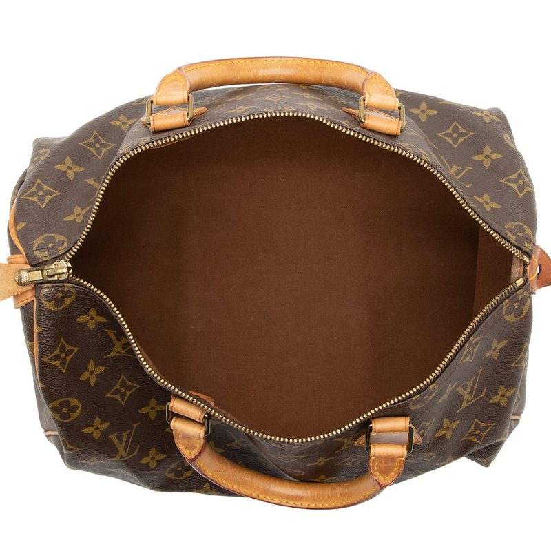 Louis Vuitton Vintage Monogram Canvas Speedy 35 Satchel - FINAL SALE (19304) - Image 7