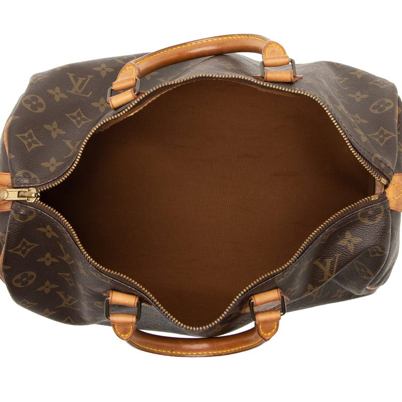 Louis Vuitton Vintage Monogram Canvas Speedy 35 Satchel (22507) - Image 7